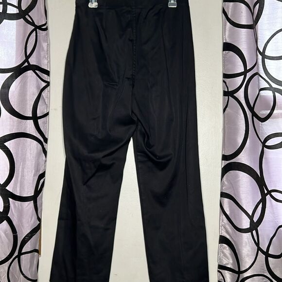 Vintage Riveted by Lee Black slacks size 8 long - Picture 5 of 8